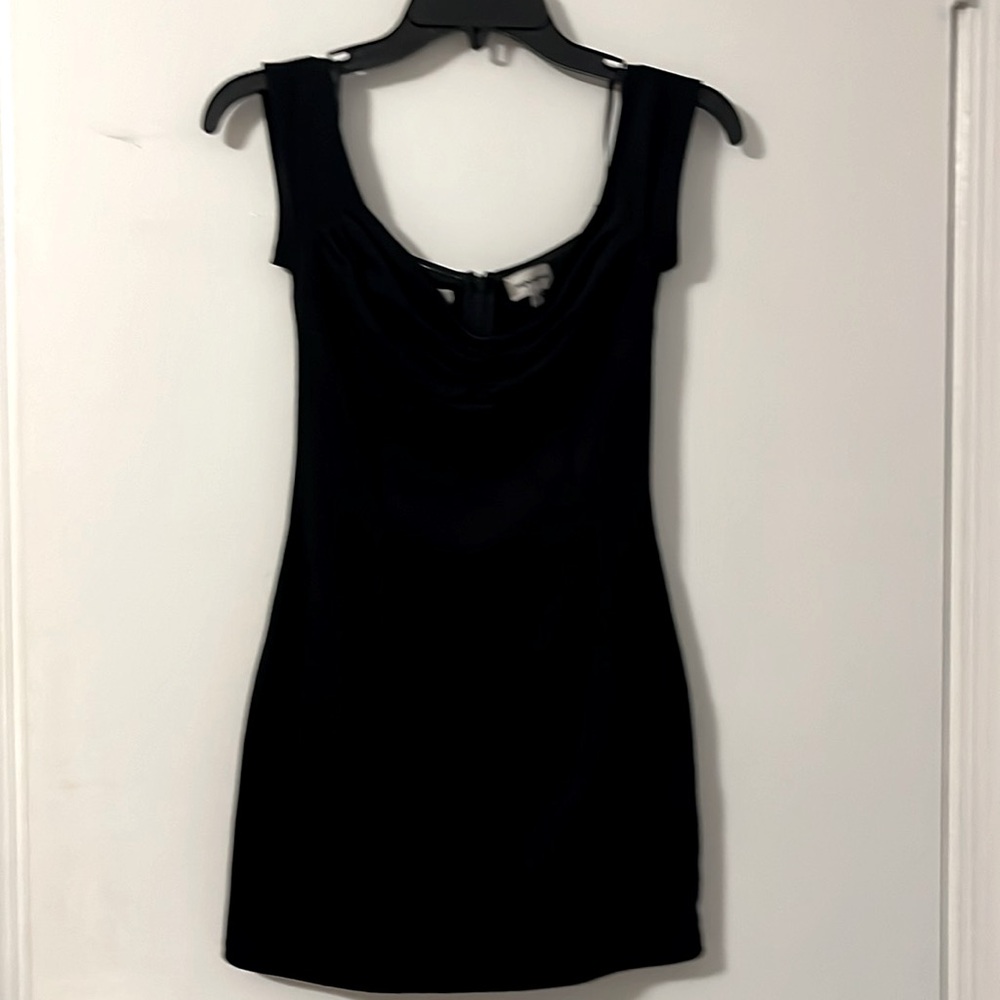 Superdown black bodycon Mini dress XS